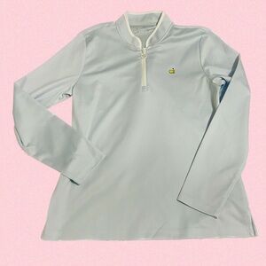 Tory Burch Sport x Masters golf half zip longsleeve sweater pullover